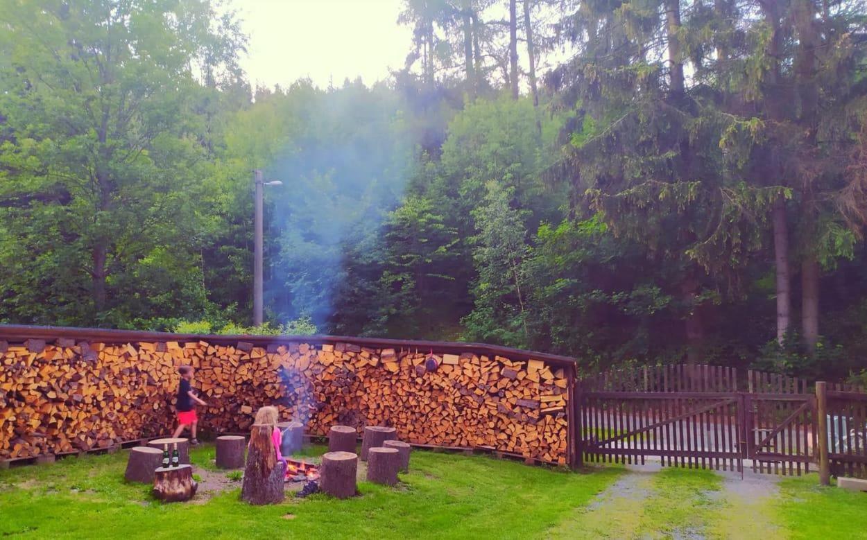 Chata Pod Lesem Rýmařov Bagian luar foto